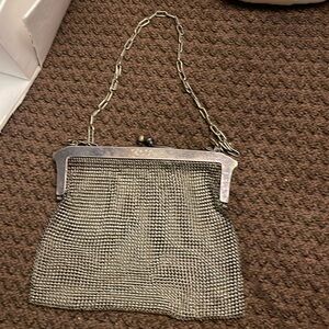 1920s Chainmail Vintage Silver Purse/Handbag